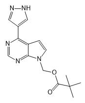 [4-(1H-吡唑-4-基)-7H-吡咯并[2,3-D]嘧啶-7-基]甲基特戊酸酯(CAS:1146629-77-7)
